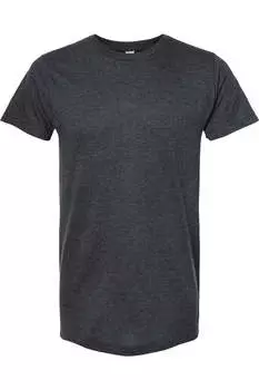 Футболка унисекс из тонкого джерси Tultex, цвет heather graphite