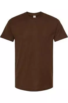 Футболка унисекс из тонкого джерси Tultex, коричневый