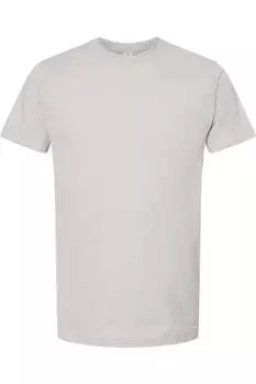 Футболка унисекс из тонкого джерси Tultex, серебряный