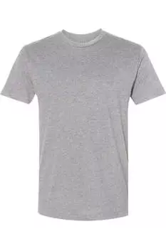 Футболка унисекс из замши Next Level, темно-серый