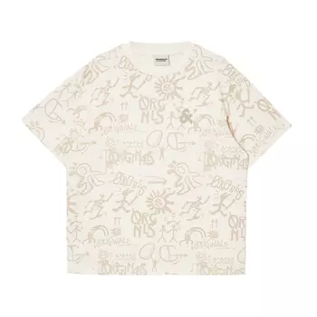 Футболка унисекс JACK&JONES, A03 White Hood with Gray