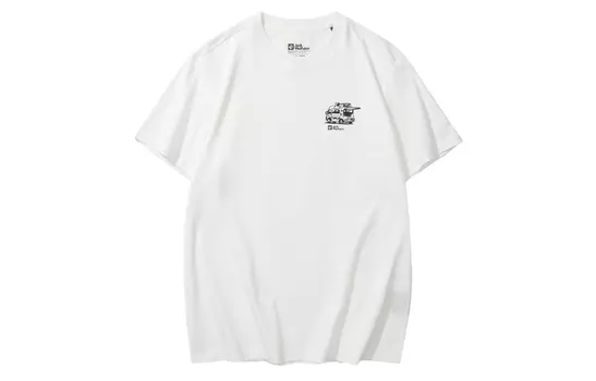 Футболка унисекс JACK WOLFSKIN, Black/6000