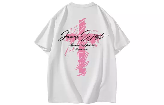 Футболка унисекс Jeanswest, белый