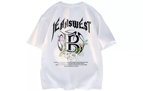 Футболка унисекс Jeanswest, белый