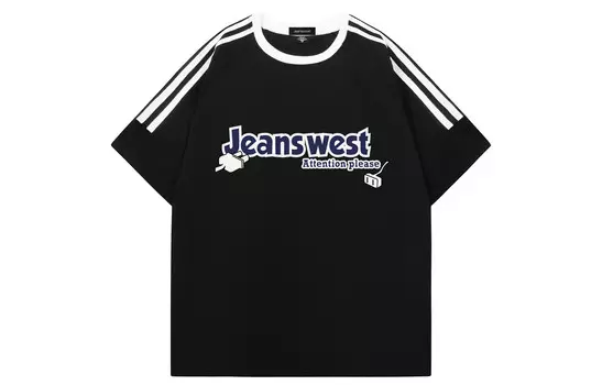 Футболка унисекс Jeanswest, черный