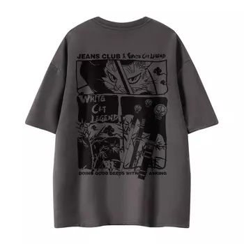 Футболка унисекс Jeanswest Club, цвет Coffee