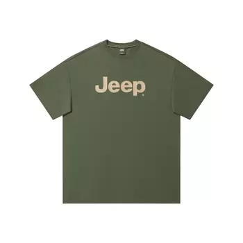 Футболка унисекс Jeep, Raw White