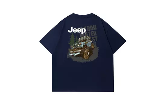 Футболка унисекс Jeep, светло-голубой