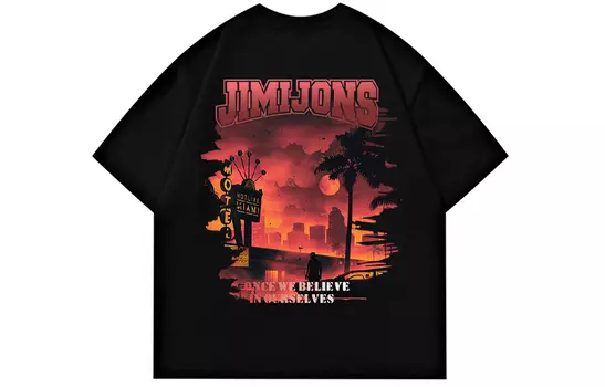 Футболка унисекс JIMI&JONS, Голубое небо