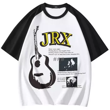 Футболка унисекс Jrx, Розовый (Черный)