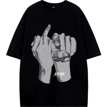 Футболка унисекс K411, черный