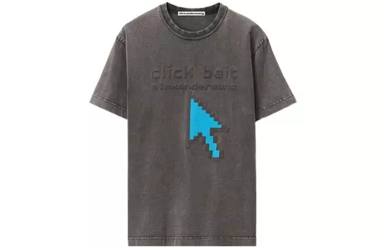 Футболка унисекс карбоновый серый Alexander Wang, серый