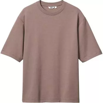 Футболка унисекс каштановая Uniqlo, цвет Chestnut