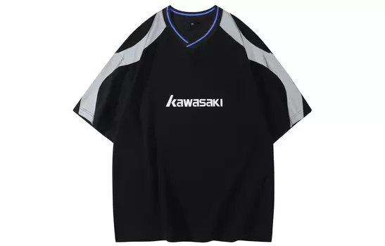 Футболка унисекс Kawasaki, черный