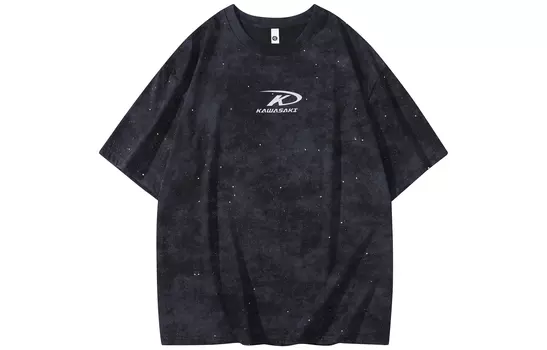 Футболка унисекс Kawasaki, серый