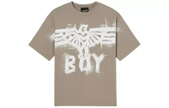 Футболка унисекс коричневая Boy London, коричневый