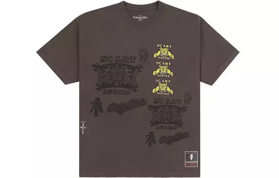 Футболка унисекс коричневая Travis Scott, коричневый