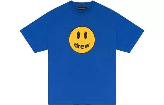 Футболка унисекс королевского синего цвета Drew House, синий