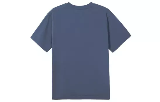Футболка унисекс королевского синего цвета Uniqlo, синий