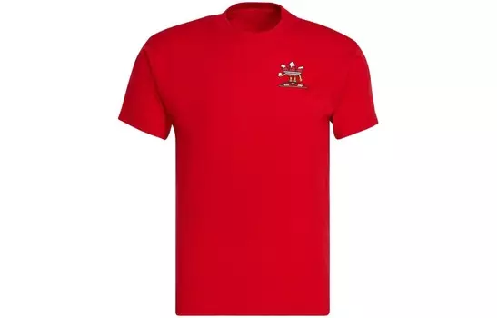 Футболка унисекс красная Adidas Originals, красный
