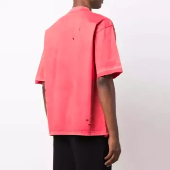 Футболка унисекс красная Balenciaga, оранжевый/красный