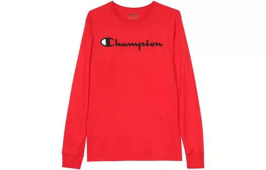 Футболка унисекс красная Champion, красный