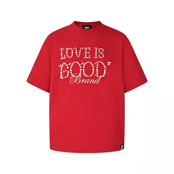 Футболка унисекс красная Good, красный