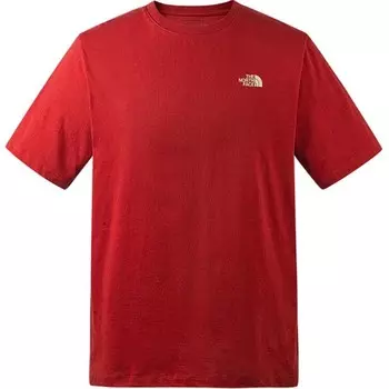Футболка унисекс красная The North Face, красный