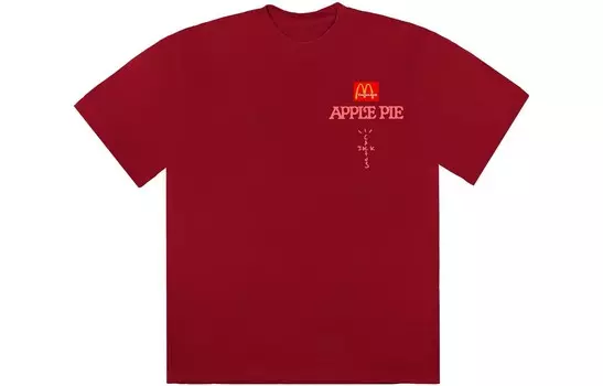 Футболка унисекс красная Travis Scott, красный