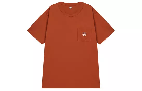 Футболка унисекс красная Uniqlo, красный