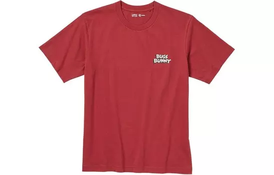 Футболка унисекс красная Uniqlo, красный