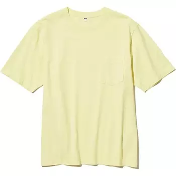 Футболка унисекс кремовая Uniqlo, кремовый
