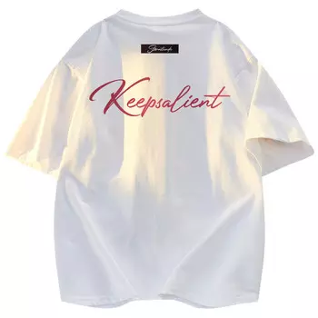 Футболка унисекс Ks, белый/черный