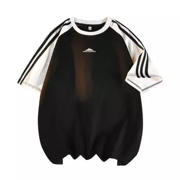 Футболка унисекс KW, розовый/черный