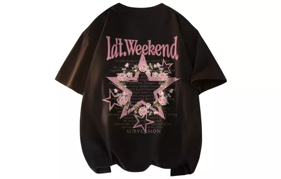 Футболка унисекс La'T.Weekend, Черный