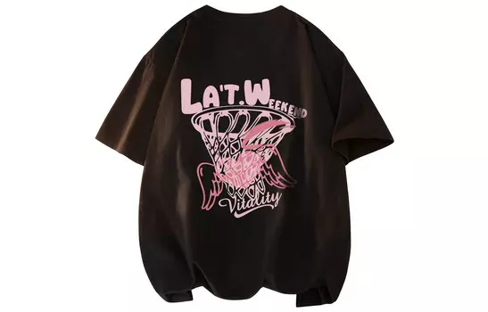 Футболка унисекс La'T.Weekend, хаки