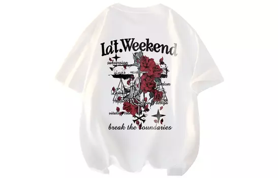 Футболка унисекс LA'T.WEEKEND, Heather Gray