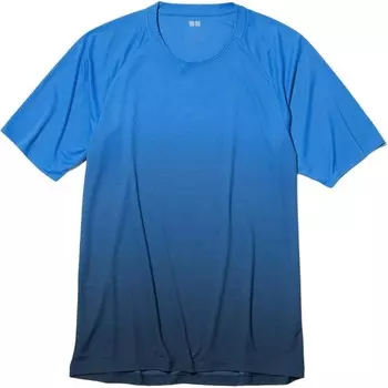Футболка унисекс Lake Blue Uniqlo, цвет Lake Blue