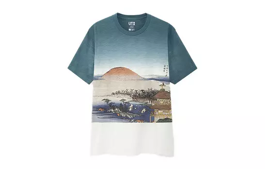 Футболка унисекс Lake Blue Uniqlo, цвет Lake Blue