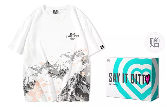 Футболка унисекс Lamlicka, белый