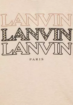 Футболка UNISEX LANVIN, кремовый