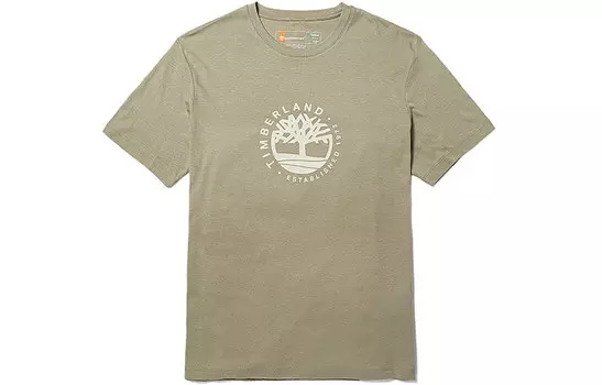 Футболка унисекс Laurel Oak Color Timberland, цвет Laurel oak color