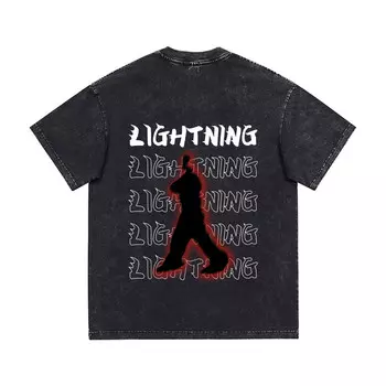 Футболка унисекс Lightning Monster, фиолетовый