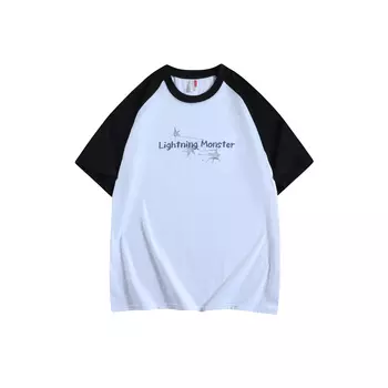 Футболка унисекс LIGHTNING MONSTER, Khaki & Coffee