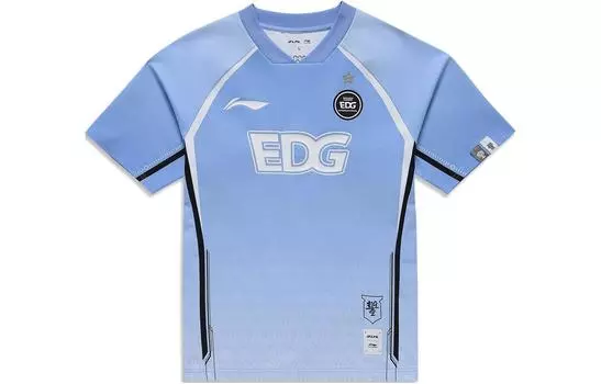 Футболка унисекс LiNing Sports Life Collection с синей гортензией