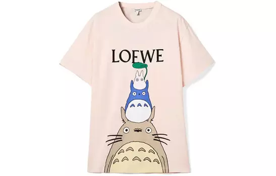 Футболка унисекс Loewe, розовый