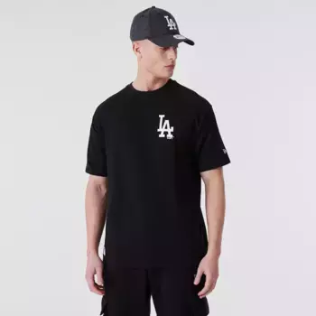 Футболка унисекс Лос-Анджелес Доджерс Лига Essentials Оверсайз Новая эра New Era, чёрный