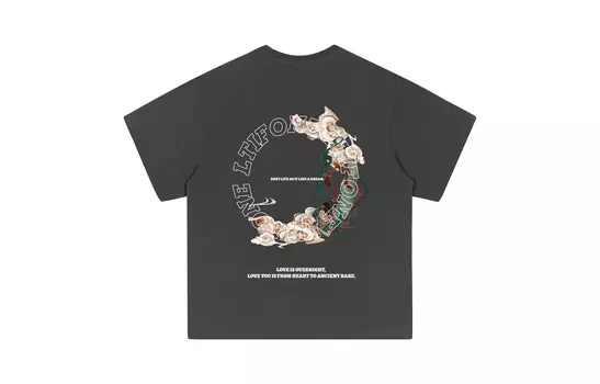 Футболка унисекс Ltifone, Динамический черный