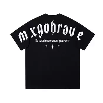 Футболка унисекс M&X Medx, коричневый