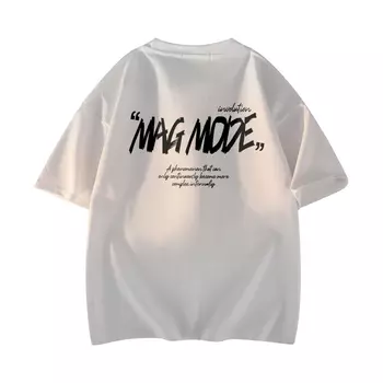 Футболка унисекс magmode, Черно-белый